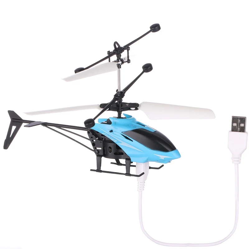 Mini Drone Flying Helicopter LED Flashing Light Infraed Induction Dron Kids Toys Aircraft USB Charge Remote 3