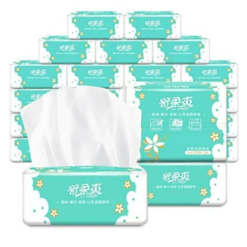 

1PC Native Wood Pulp Tissue Household Kitchen Comfortable Soft Bathroom Toilet Paper No Fragrance Hotel Home Toilet Tissue