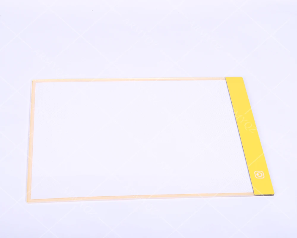 Yellow Digital Tablet A4 Led Artist Thin Art Stencil Drawing Board Light Box Tracing Table Pad Diamond Painting Accessories