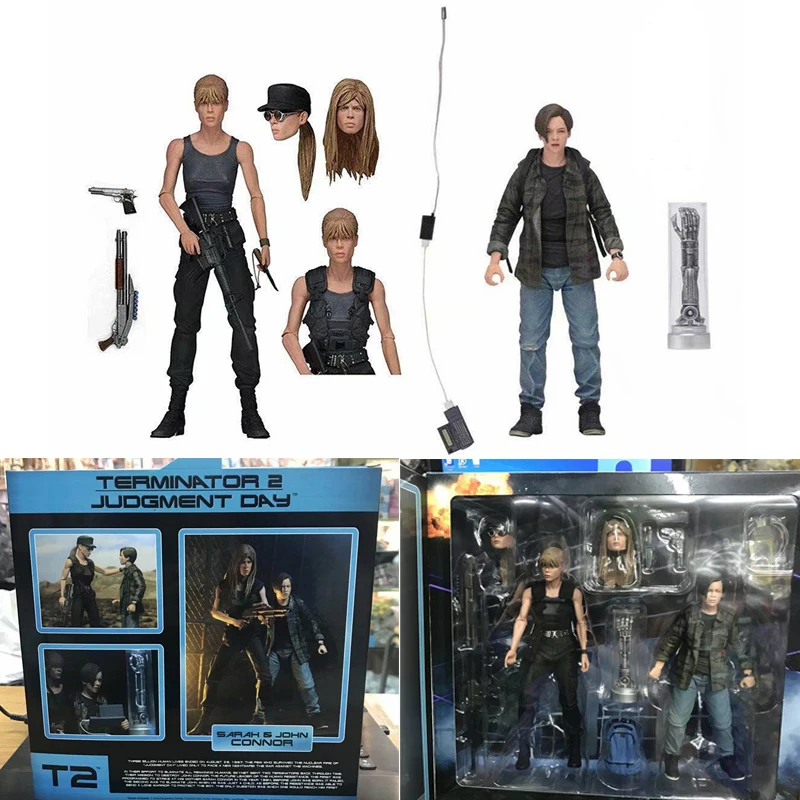 Новый NECA Терминатор 2 T-800 Арнольд ПВХ фигурка Коллекционная модель игрушки 18 см |