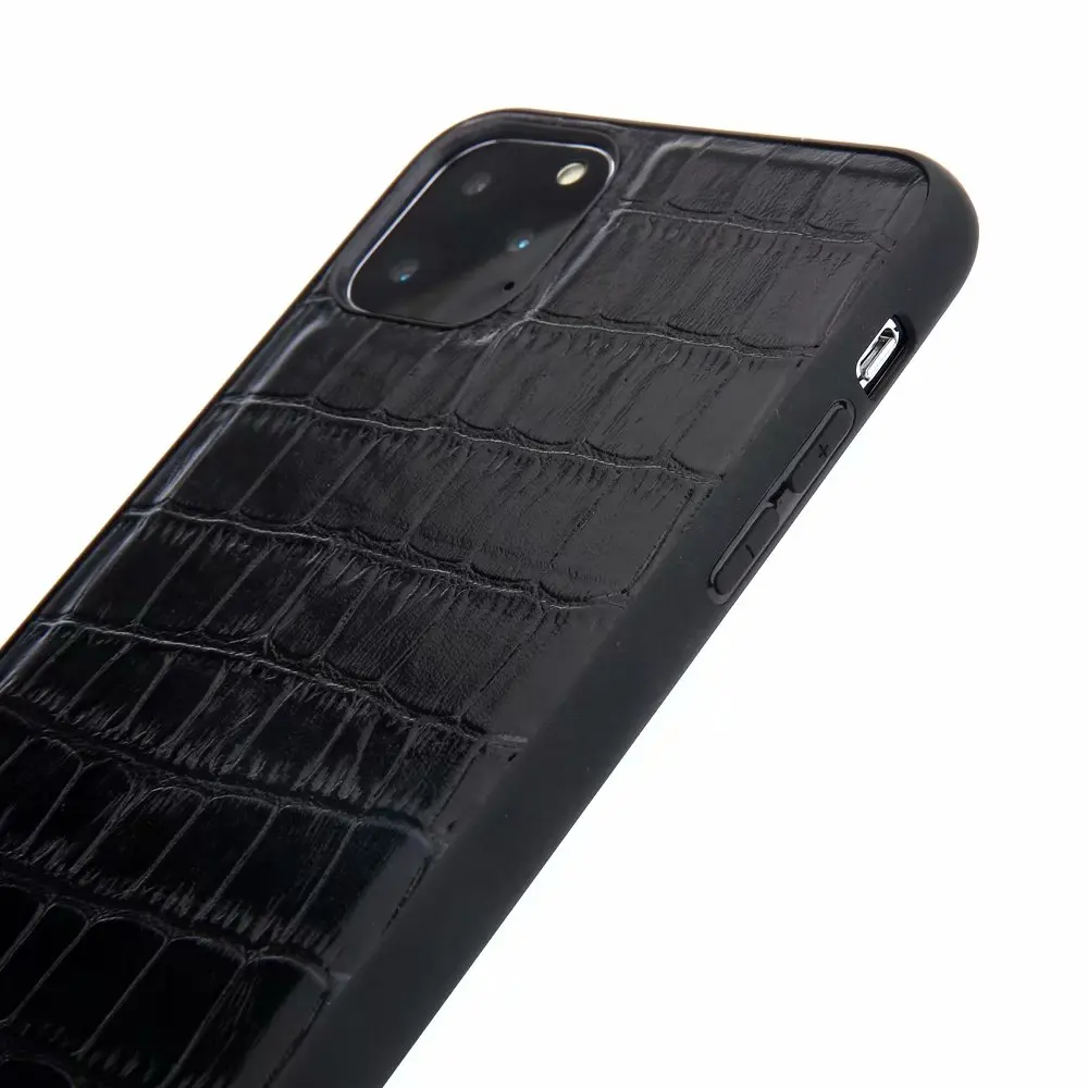 For iPhoneXR Xs Max 7 8 Plus 11 Pro luxury leather crocodile pattern retro Fran zh phone case for AirPods 1 2 Pro headphone case