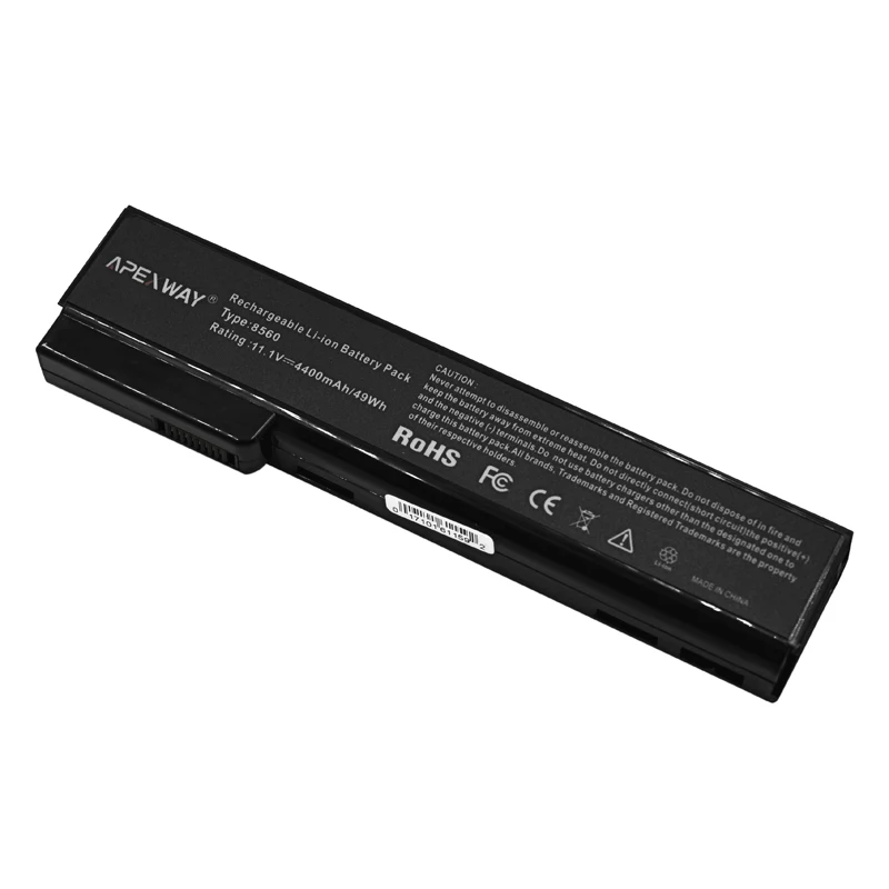 Аккумулятор Apexway 4400 мАч для HP EliteBook 8460p 8460 Вт 8560p ProBook 6360b 6460b 6465b 6560b 6565b CC06 CC06X CC06XL|battery