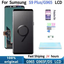

100%Original Super AMOLED Lcd Screen For Samsung Galaxy S9 Plus lcd G965 G965F/DS Lcd Display Touch Screen Digitizer Assembly