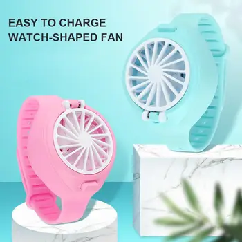 

USB Mute Small Fan Portable Watch Fan Air Purification Portable Handheld Foldable Mini Fan Charging USB Fan for Children