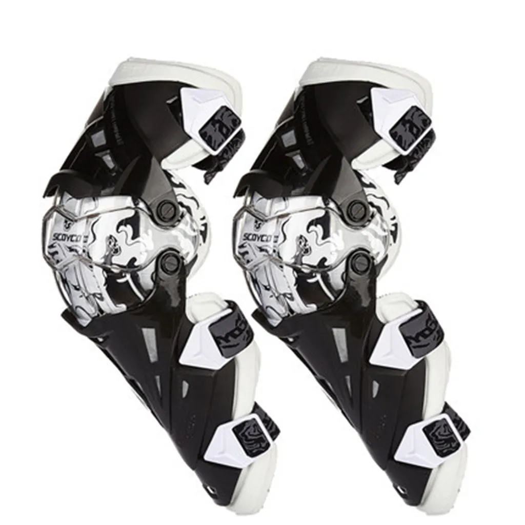 Windproof Knee Shin Armor Protective Guard for Motorcycle Motocross Green