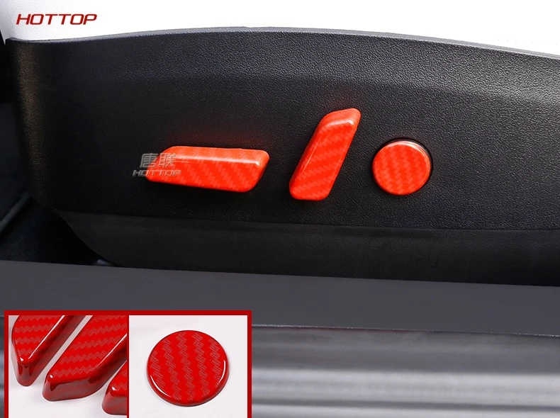 Небольшая замена подушки сиденья с электроподогревом Регулировка декоративная рамка для кнопки интерьера для Tesla модель 3 автомобильные аксессуары