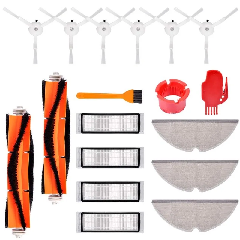 

Accessory Kit for Xiaomi mijia Roborock E35 E25 E20 S50 Roborock Hepa Filters Main Brushes Side Brushes Mop Cloth Cleaning Tools