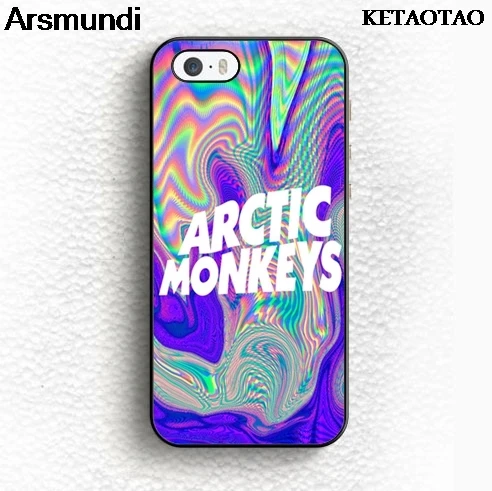 KETAOTAO Psychedelic Arctic Monkeys чехлы для телефонов iPhone 4S 5C 5S 6S 7 8 Plus X Samsung чехол Мягкий ТПУ