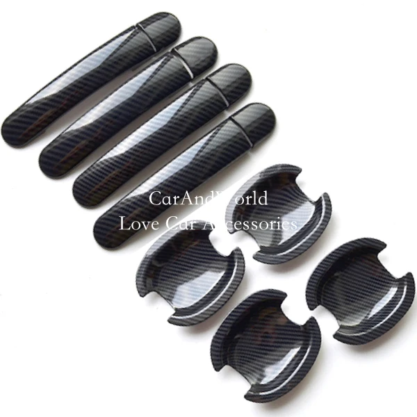 09-Door Handle Bowl Накладка на дверную ручку для Volkswagen VW Tiguan 2009 2010 2011 2012 2013 аксессуары для украшения автомобиля - Цвет: 09-Door Handle Bowl