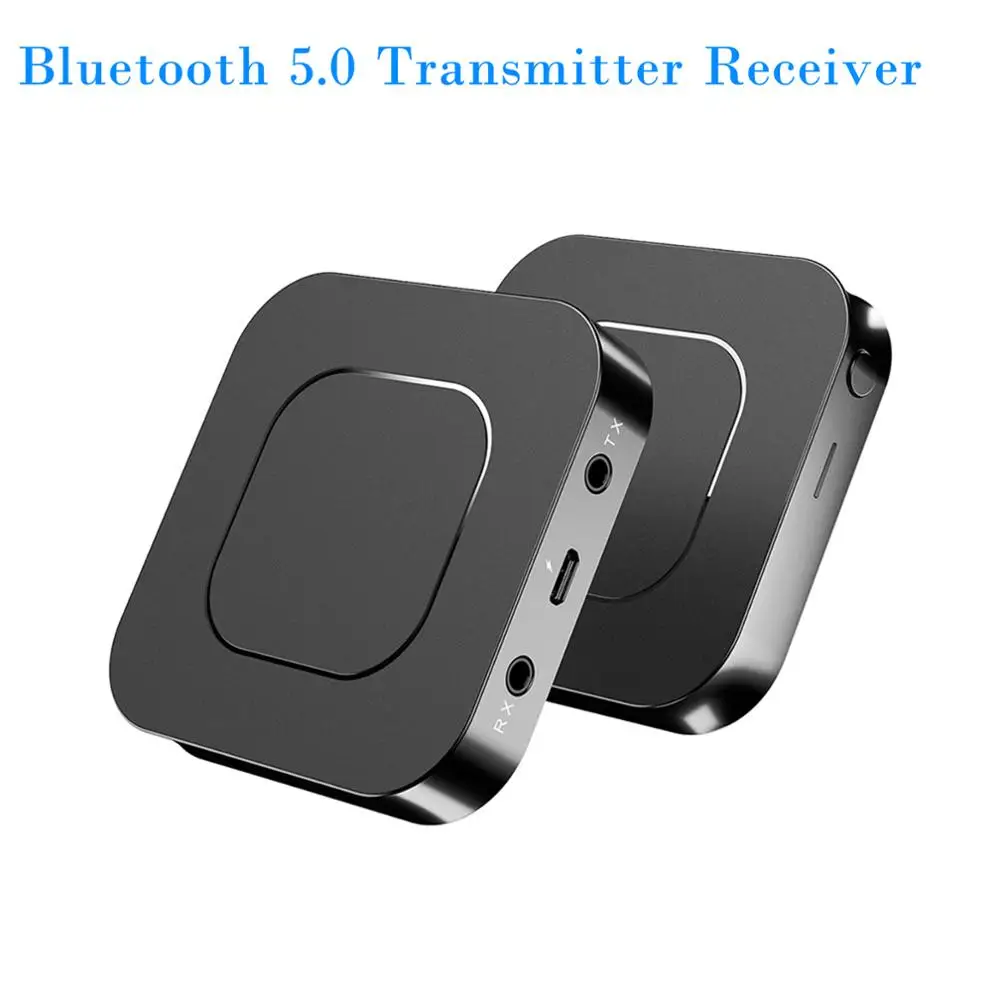 

High Quality 1PC Bluetooth 5.0 Transmitter Receiver 3.5MM AUX Stereo for PC TV Car Headphones Wireless Adapter