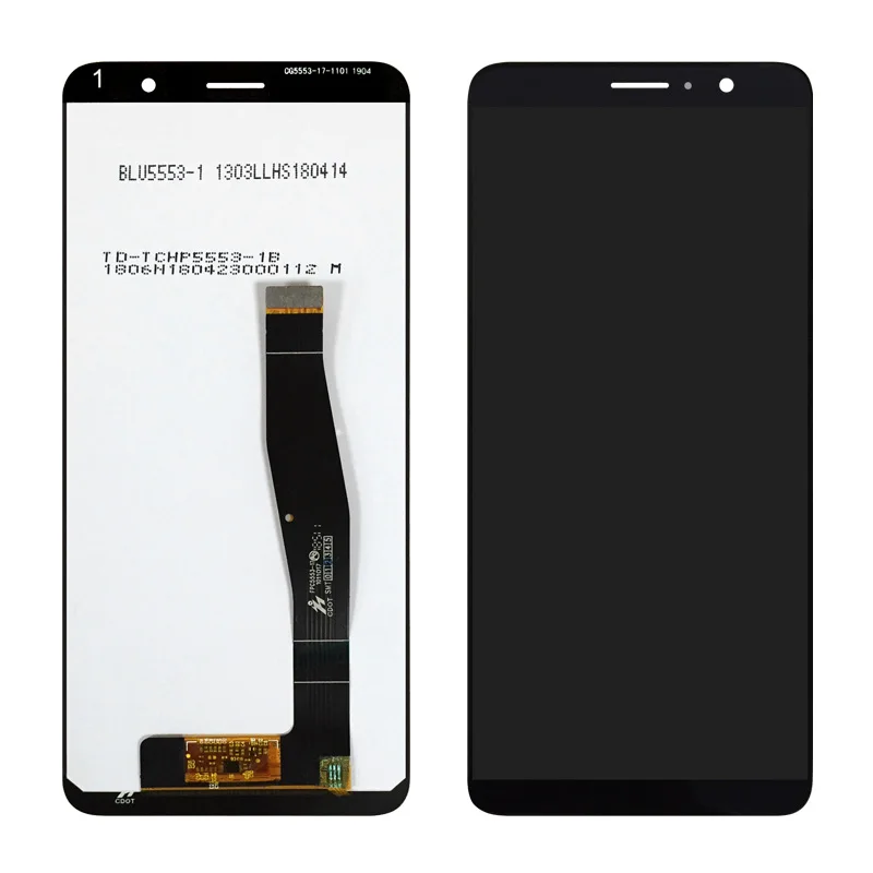 5 5 Black For Alcatel 1X 2019 5008 LCD Display with Touch Screen Digitizer Assembly For 4