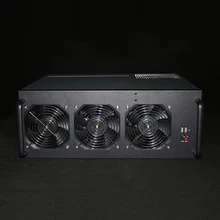 Ethereum USB Bitcoin Miner Case Server Mining Rig GPU Frame PC System Unit For Onda D1800 BTC Motherboard 6 Graphics Chassis E