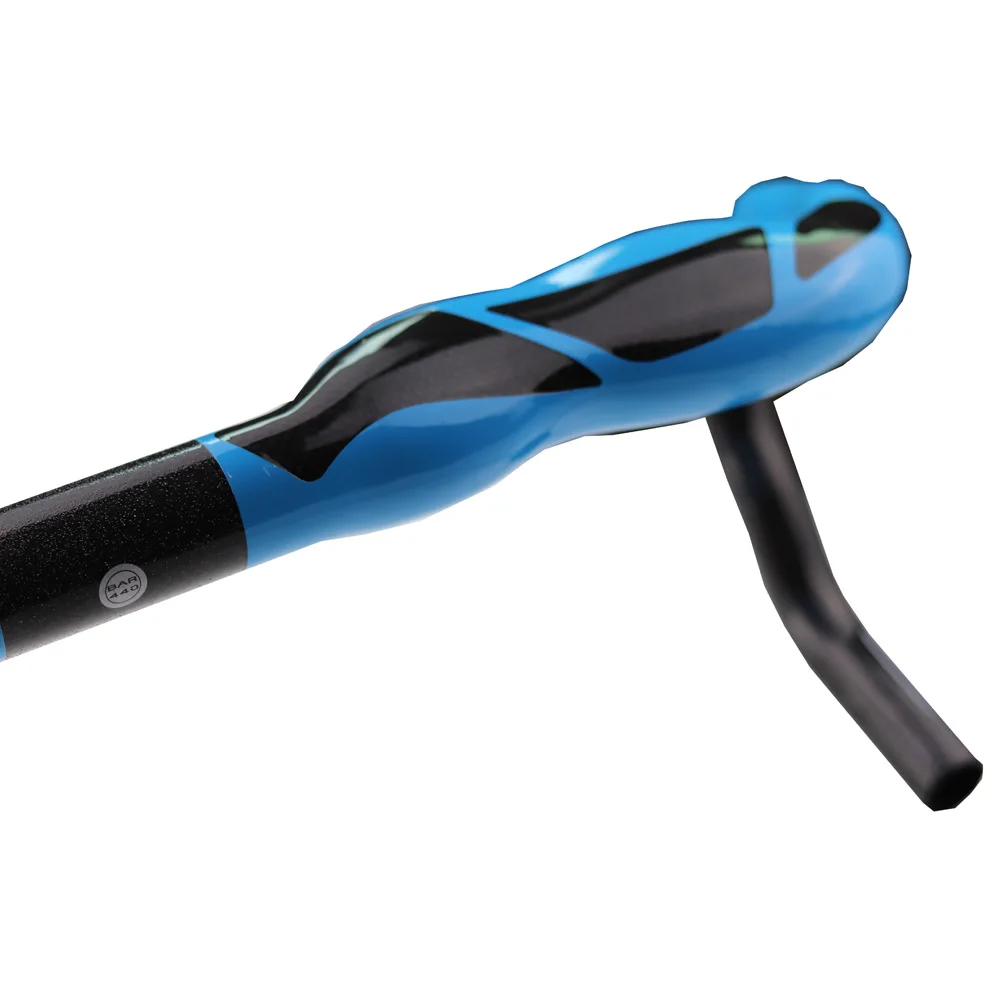 Taiwan's future new all-carbon fiber handle дорожный велосипед Руль 3K глянцевый/матовый 400/420/440*31,8 мм