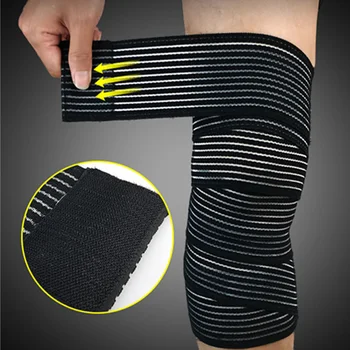 

Knee Hand Support Protector Elastic Wrist Thigh Calf Training Anti Injury Knee Protection Band Breathable Running Ankle Brace
