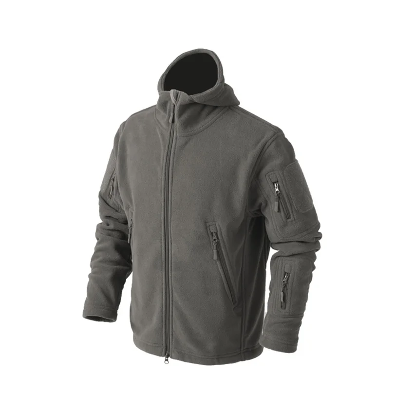 

Флисовая куртка в стиле милитари, тактическая ветрозащитная Водонепроницаемая мужская верхняя одежда с капюшоном, мягкая оболочка, на осень-зиму