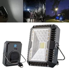 Магнитный светодиодный COB 5 Вт Портативный ночное аварийное освещение USB Перезаряжаемый 2 режима зарядки Solor лампа для дома кемпинга на открытом воздухе