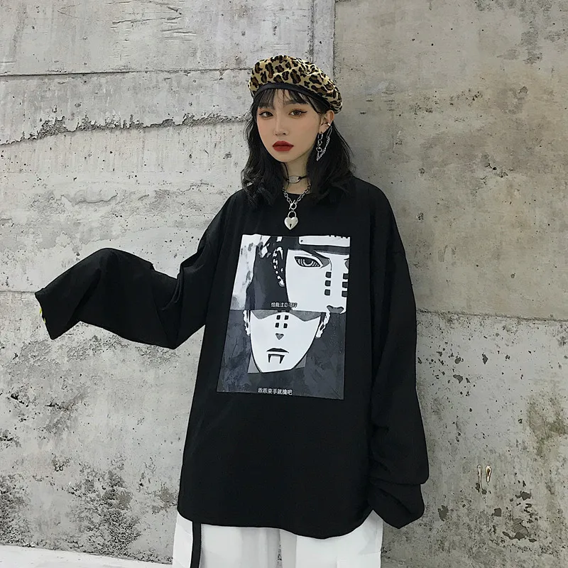 anime shirt naruto print fall long sleeve t shirt men Vintage Loose Oversized Couple Long sleeve backstreet boys Solid t shirt anime shirt naruto print fall long sleeve t shirt men Vintage Loose Oversized Couple Long sleeve backstreet boys Solid t shirt