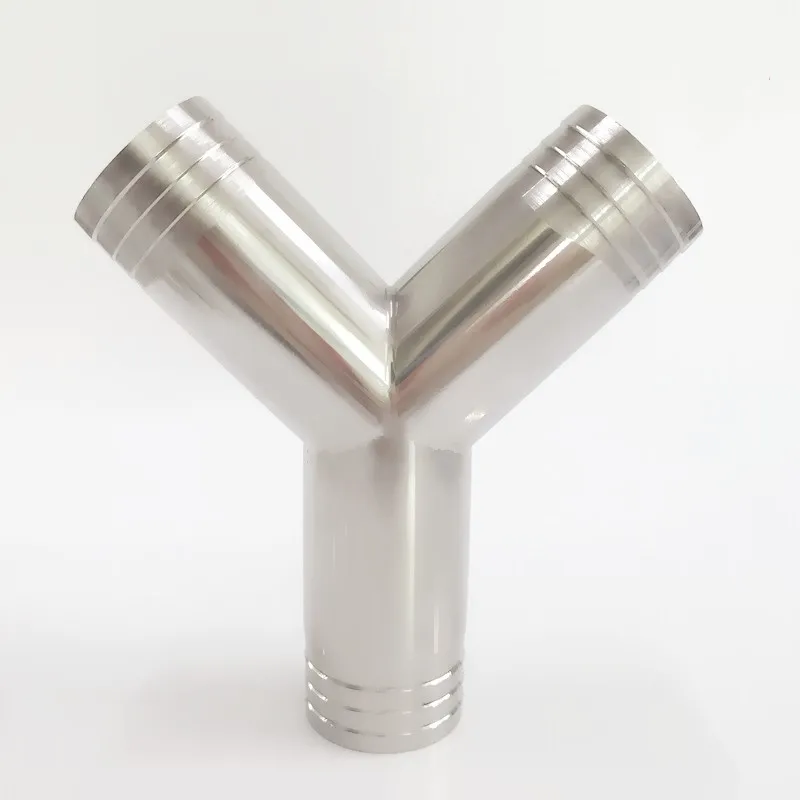32mm 1.25&quot Hose Barb Butt Welding Y Shaped 3 Way SUS 304 Stainless Steel Sanitary Fitting Spliter Homebrew Beer Wine | Обустройство