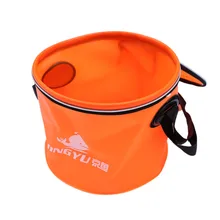 Складной Водонепроницаемый рыболовный мешок, рыболовная Сумка, баррель с защитой от рыбы, портативный Круглый Eva мешок для рыбы