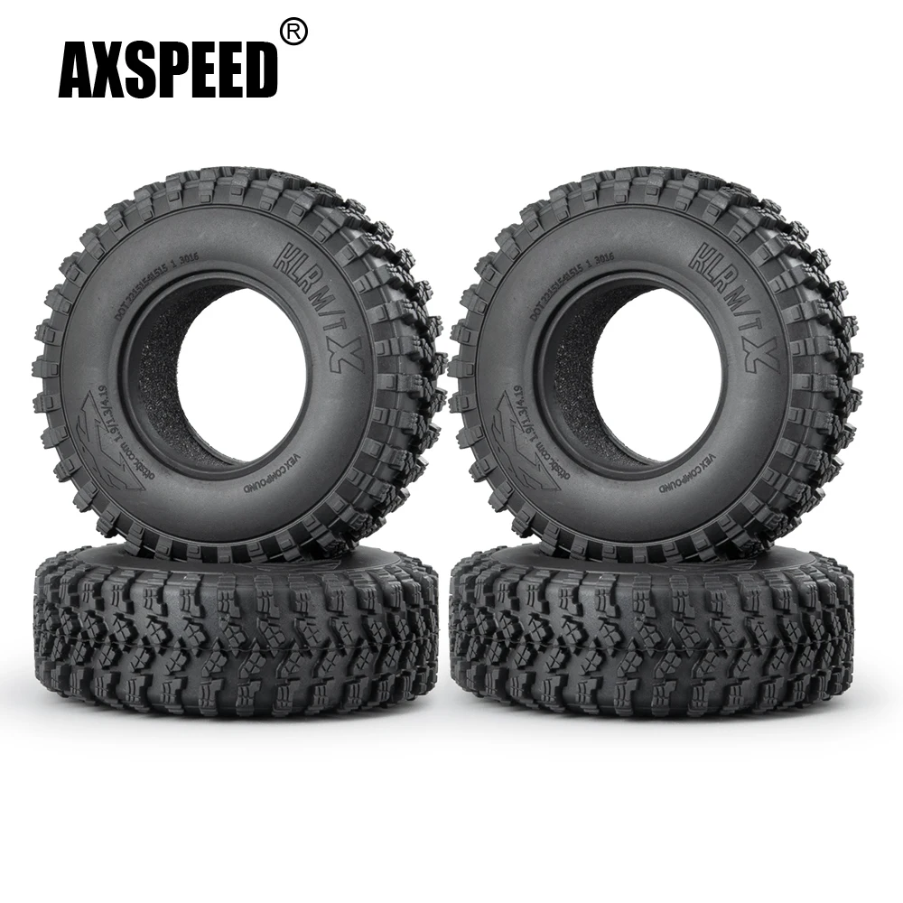 AXSPEED 4 шт. 1/10 износостойкие шины для альпинизма 1 9 дюйма с внутренним желчным