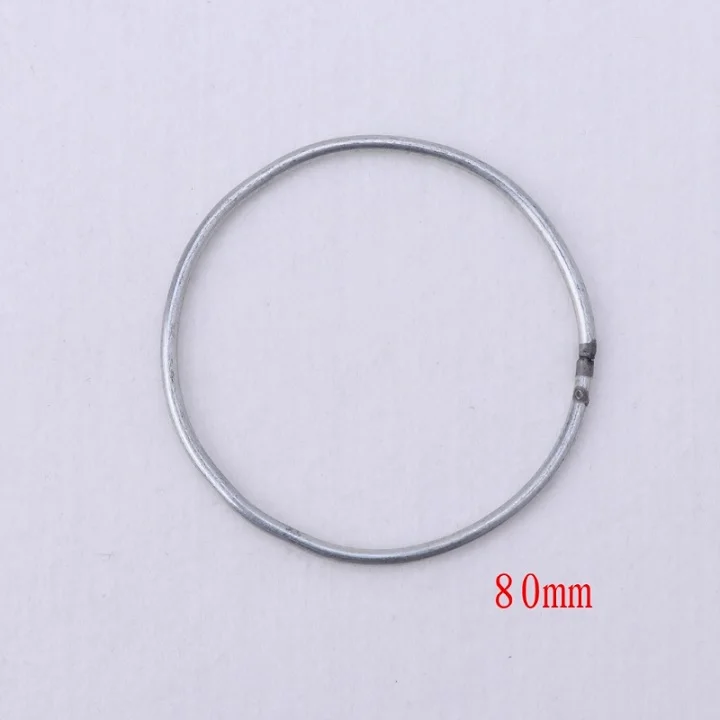 Круглый металлический обруч кольцо «Ловец снов» гобелены макраме ремесла домашний декор "сделай сам" RXJB - Цвет: 80mm