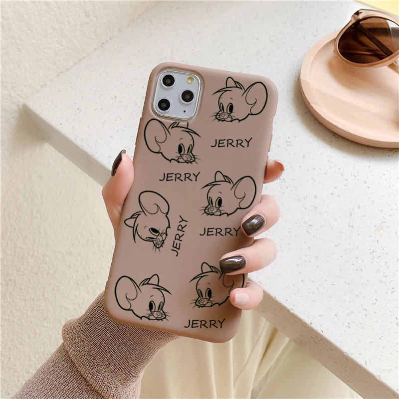 Роскошный чехол для телефона Tom and Jerry для huawei mate 30 20 10 Pro Lite mate 20 mate 30 матовый Силиконовый мягкий чехол-накладка