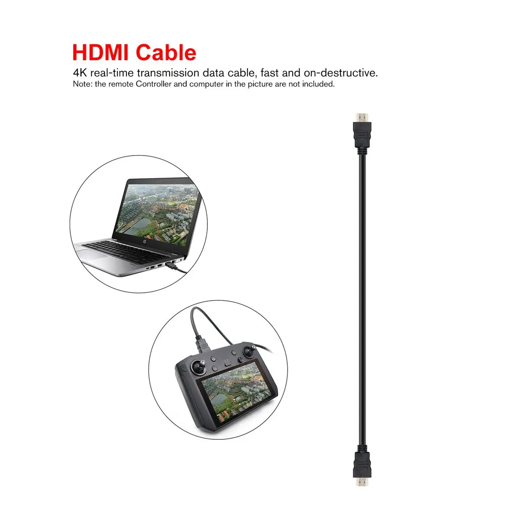 Мини HDMI кабель для DJI Дрон пульт дистанционного управления с экраном 4K передача данных в режиме реального времени высокоскоростной конвертер адаптер к телевизору