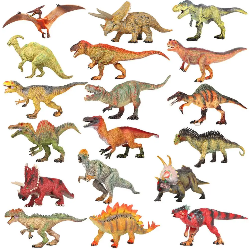 20 * 7 * 11CM Large Hard Hollow Simulation Dinosaur Model Toy T Rex ...