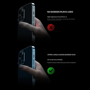 Image 2 - WSKEN Cho iPhone 12 Max Pro Bảo Vệ Mini 0.15Mm Trầy Xước Chống Khung Ốp Lưng Bảo Vệ TPE Mềm Full Cover miếng Dán Điện Thoại
