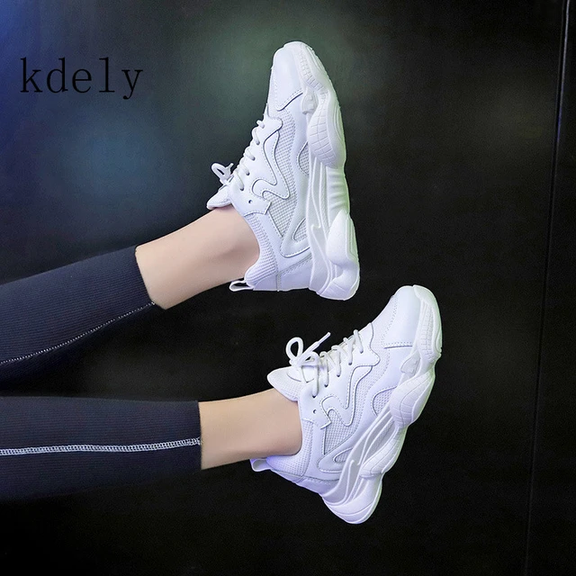 2019 New Style Autumn Platform buffalo Shoes Women Casual Sneakers Round Toe Flats Zapatillas Mujer size35-40