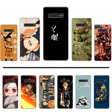 Anime Haikyuu bricolage coque de téléphone imprimée housse Coque Pour Samsung Galaxy S5 S6 S7 S8 S9 S10 S10e S20 bord plus lite(China)