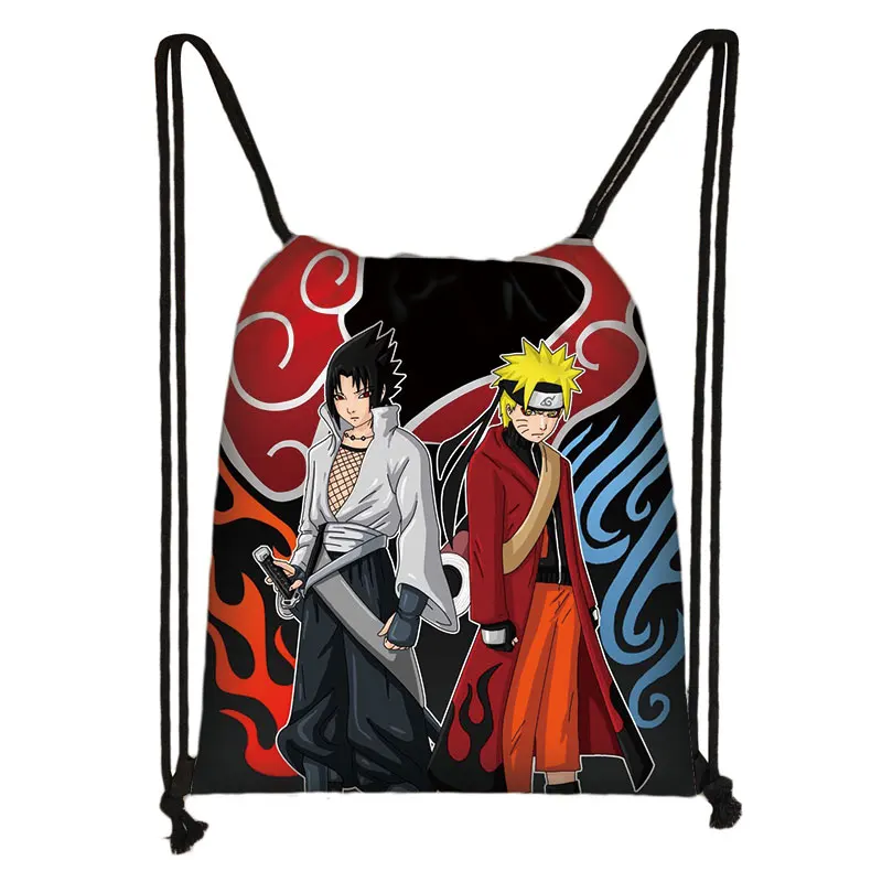 skdrm07 Японские Аниме Akatsuki Pein/The Sharingan/Monkey D. Luffy Сумки на шнурке для подростков мальчиков сумка для хранения мужской модный рюкзак - Цвет: skdrm07