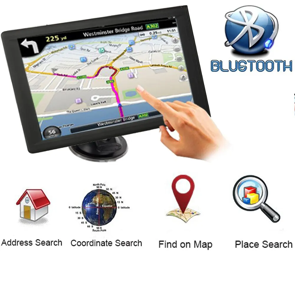 Лидер продаж от производителя 9 дюймов Автомобильный gps навигатор Bluetooth для