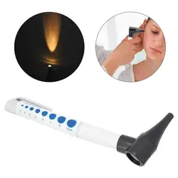 Medical Otoscope Portable Mini Ear Otoscope Endoscope Ear Inspection Tool with 3pcs Replaceable Heads Otology Earwax Diagnostic