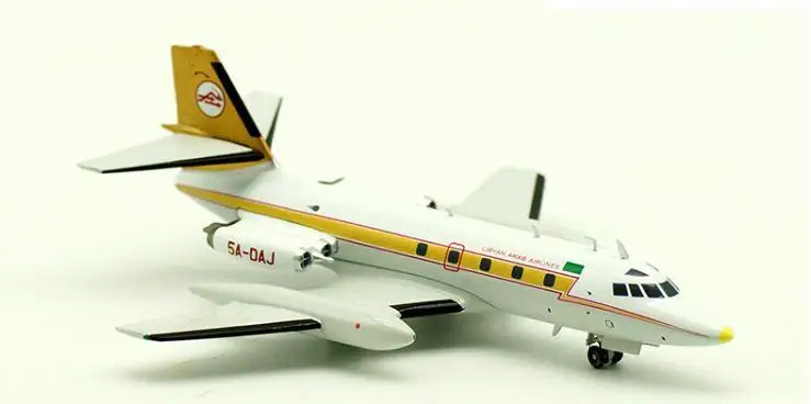 Inflight LIBYAN ARAB Airways LOCKHEED L-1329 JETSTAR 8 5A-DAJ 1/200 литье под давлением