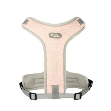 Pink TUFF HOUND, двойная воздушная сетка Drytek, жгут, яркие цвета, не тянет, собачий жгут, дышащая сетка, костюм для маленьких, средних и больших собак - Цвет: Pink