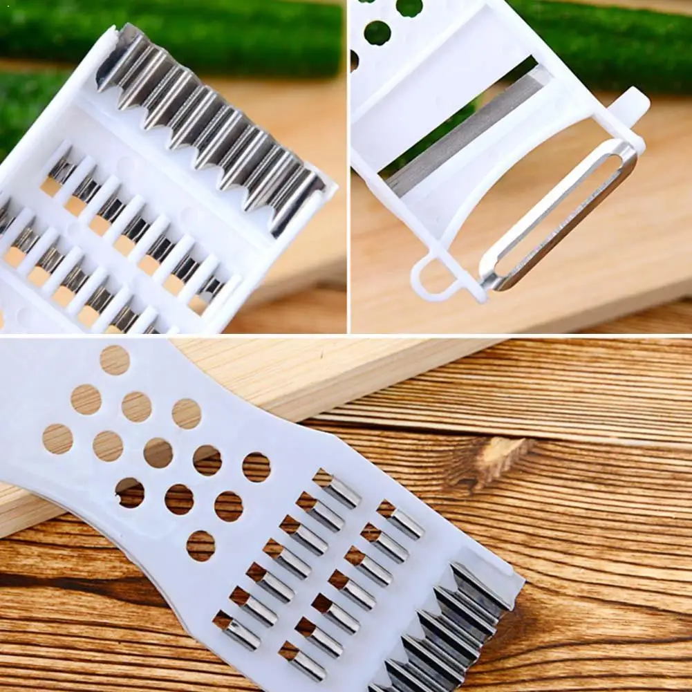 

Cucumber Slicer Salad Kitchen Shredder Cheese Fruit Kitchen Family Carrot Grater Modern Multifunctional Tool Cutter H5W2