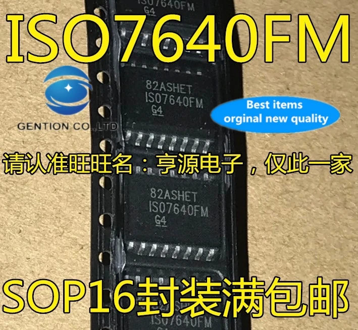 

10 шт., изолятор ISO7640FMDW, ISO7640FM, ISO7640FMDWR в наличии 100%, новый и оригинальный