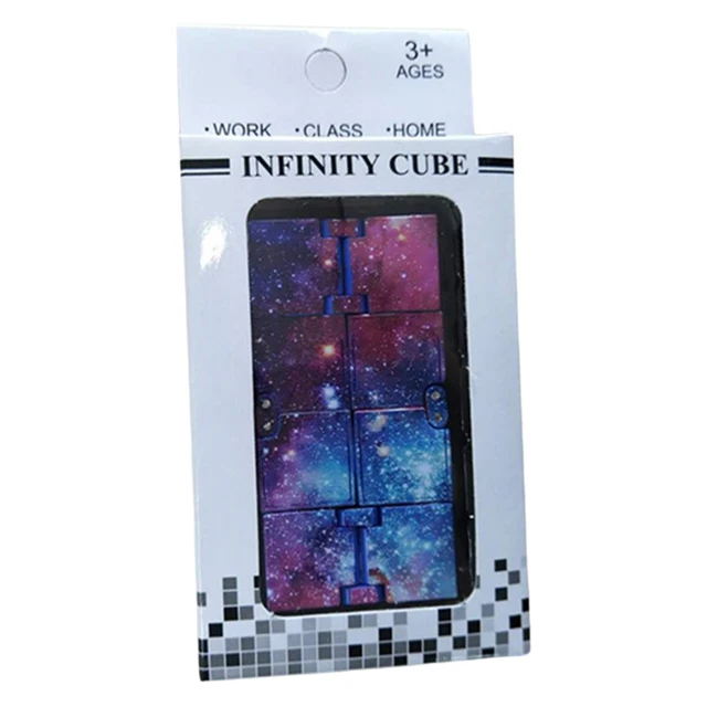 Infinite Cube Starry Sky Fidget Blocks Fingertip Decompression Toy for Adult / Children Stress Relief Cube 5