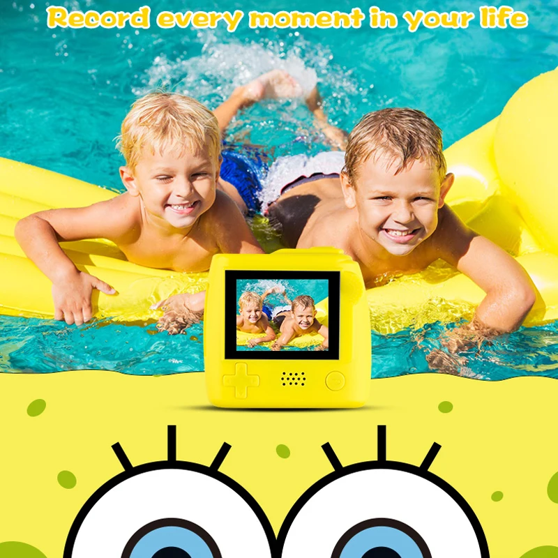 Children Mini Camera 2" 1080P HD Child Cute Cartoon Video Recording Recorder Cam Kids Birthday Gift Support TF Card