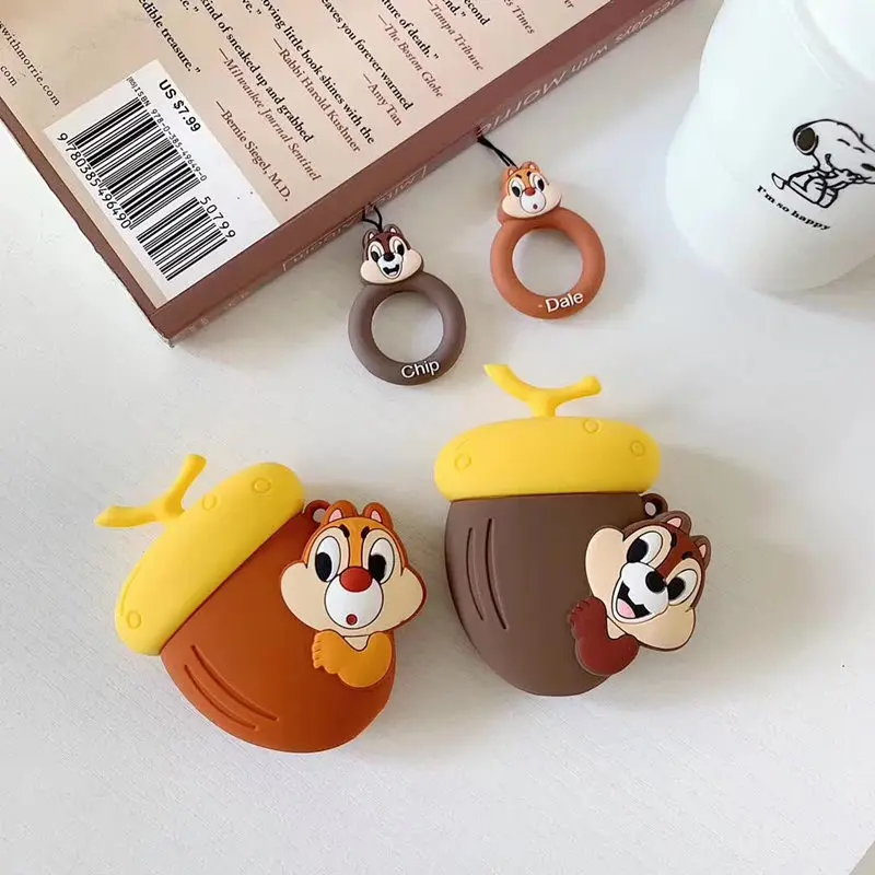 

LOVERONY Cute Cartoon Bluetooth Earphone 3D Silicone Case For AirPods 2 1Earpods Protective Cover i10 11Tws Case Coque Air pods