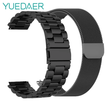 

Stainless Steel Metal Strap For Xiaomi Amazfit Bip/Stratos 2/Pace/GTS GTR 42MM 47MM Band For Huawei Watch GT 2 Bands For Galaxy