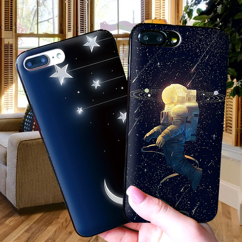 Мягкий чехол из ТПУ Sun And Moon Star для Apple IPhone X XR XS MAX 5 5S 5C SE 6 S 7 8 Plus ipod touch силиконовый |