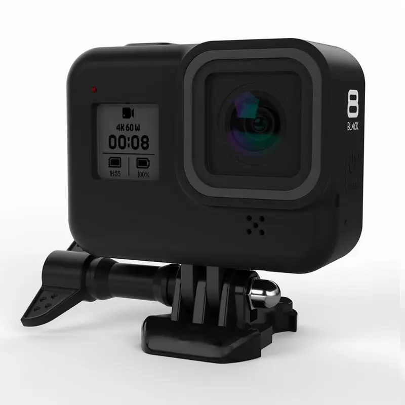 Силиконовый защитный чехол для корпуса с ремешком для камеры gopro Hero 8 LX9A