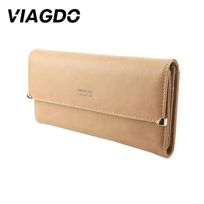 

Women's New Fashion Clutch Matte Leather Wallet Lady Card Purse Handbag Candy