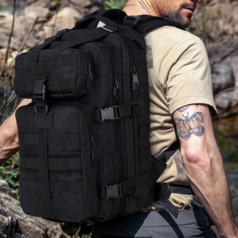 Scione Men Military Backpack Mochilas Camouflage Travel Backpack For Men Bag 35 L Trekking Bag Waterproof Climbing Backpack