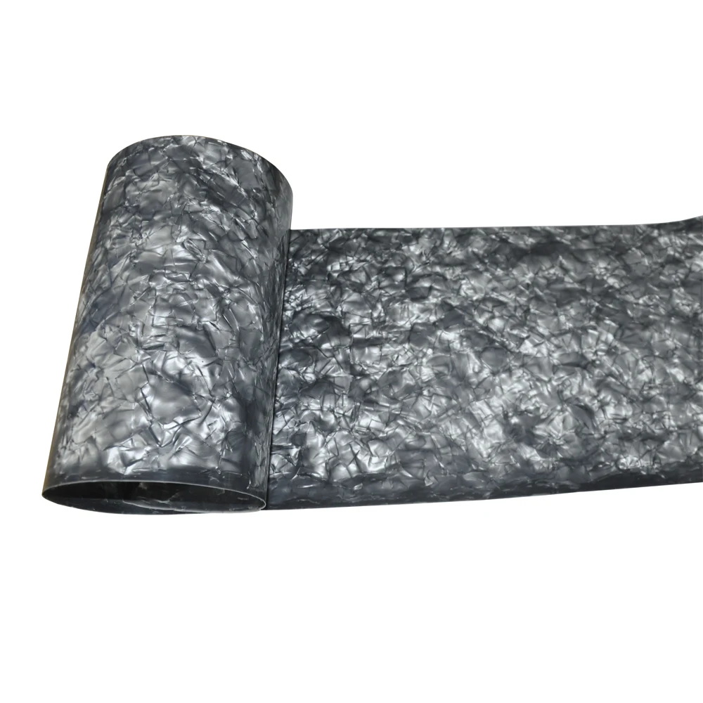 2Pcs Diamond Gray Celluloid Sheet Drum Wrap Musical Instrument Deco 10x60'' and 16x60''