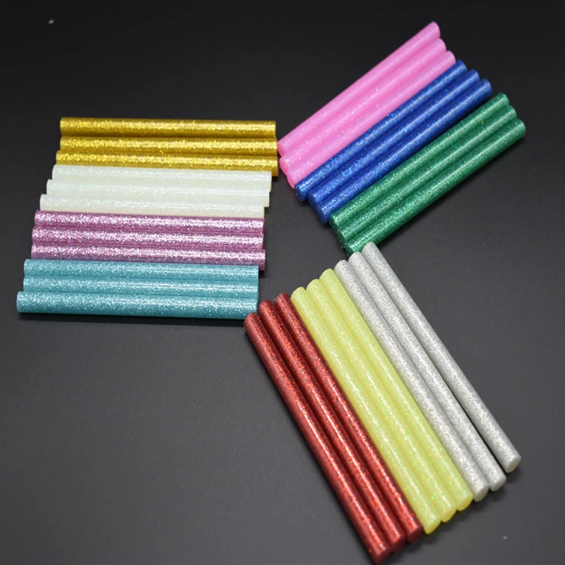 10 Bâtons De Colle Thermofusible Marron 100mm X 7mm - Pour Pistolet à Colle - Uxcell