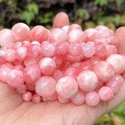 Natural Gemstone Beads for DIY Jewelry Crafting - Amethyst, Lava, Turquoise, Agate, Jade, Garnet, and Quartz (Persian Jade)