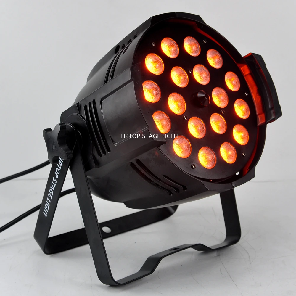 TIPTOP TP P80B 18x18 Вт RGBWA UV 6в1 беспроводной светодиодный Zoom Par Светильник бесшумный Movement